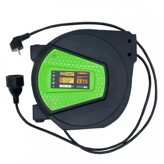 Bobina prelungitoare retractabila 15m PROCRAFT EK15