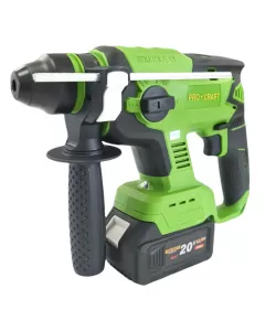 Bormasina cu acumulator, Procraft PHA20 20V, 4 Ah, 1400 Rpm, 4500 percutii, Brushless, SDS