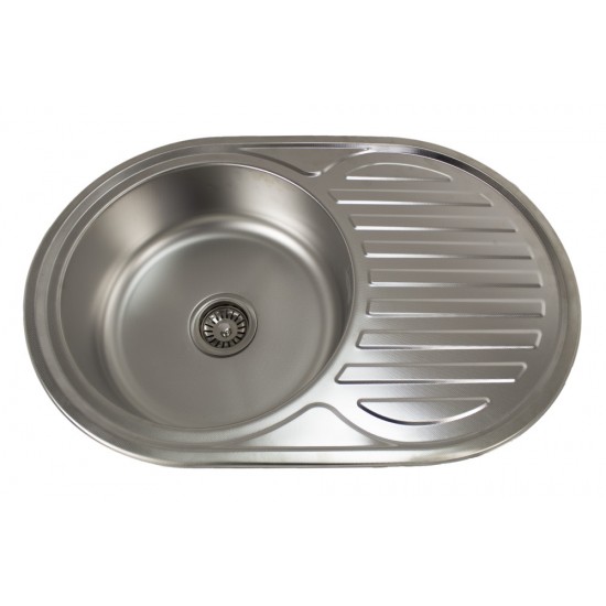 Chiuveta bucatarie inox ovala MIXXUS Z7750-06-180MD Chiuveta bucatarie inox ovala MIXXUS Z7750-06-180MD