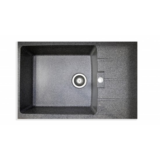 Chiuveta de bucatarie Elefant Premium Roma Grafit, 775x495 mm