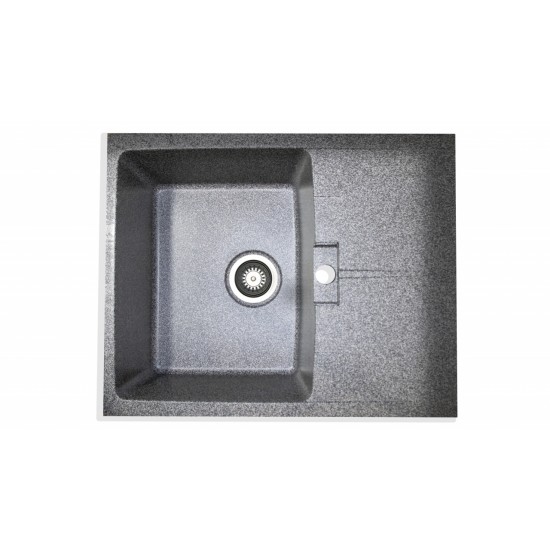 Chiuveta de bucatarie Elefant Premium Zirkon Grafit , 620x500mm