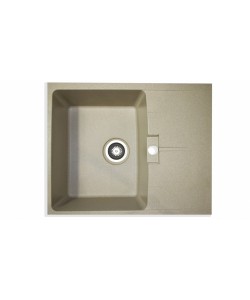 Chiuveta de bucatarie Elefant Premium Zirkon Safari Bej, 620x500 mm