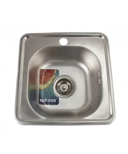 Chiuveta de bucatarie inox patrata, MIXXUS Z3838-06-160D