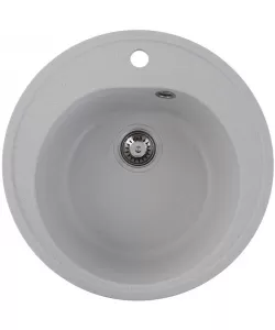 Chiuvetă din compozit de granit pentru bucătărie Alb ELEFANT PREMIUM 510 LUNA Chiuvetă din compozit de granit pentru bucătărie Alb ELEFANT PREMIUM 510 LUNA