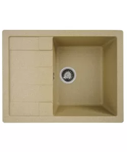 Chiuvetă din compozit de granit pentru bucătărie Bej ELEFANT PREMIUM 6650 INTENSO Chiuvetă din compozit de granit pentru bucătărie Bej ELEFANT PREMIUM 6650 INTENSO