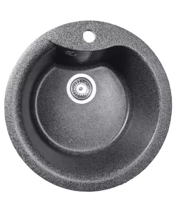 Chiuvetă din compozit de granit pentru bucătărie Grafit ELEFANT PREMIUM 480 TURAS Chiuvetă din compozit de granit pentru bucătărie Grafit ELEFANT PREMIUM 480 TURAS