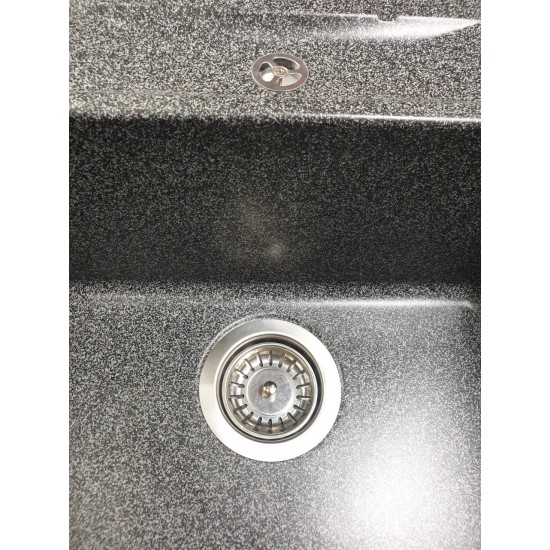 Chiuvetă din compozit de granit pentru bucătărie grafit ELEFANT PREMIUM 7850 TROYA