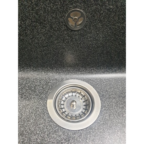 Chiuvetă din compozit de granit pentru bucătărie Grafit ELEFANT PREMIUM 7850 VERONA