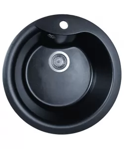 Chiuvetă din compozit de granit pentru bucătărie Negru metalic ELEFANT PREMIUM 480 TURAS Chiuvetă din compozit de granit pentru bucătărie Negru metalic ELEFANT PREMIUM 480 TURAS