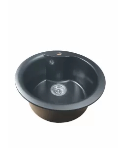 Chiuvetă din compozit de granit pentru bucătărie Negru metalic ELEFANT PREMIUM 480 TURAS Chiuvetă din compozit de granit pentru bucătărie Negru metalic ELEFANT PREMIUM 480 TURAS