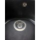 Chiuvetă din compozit de granit pentru bucătărie negru metalic ELEFANT PREMIUM 510 LUNA