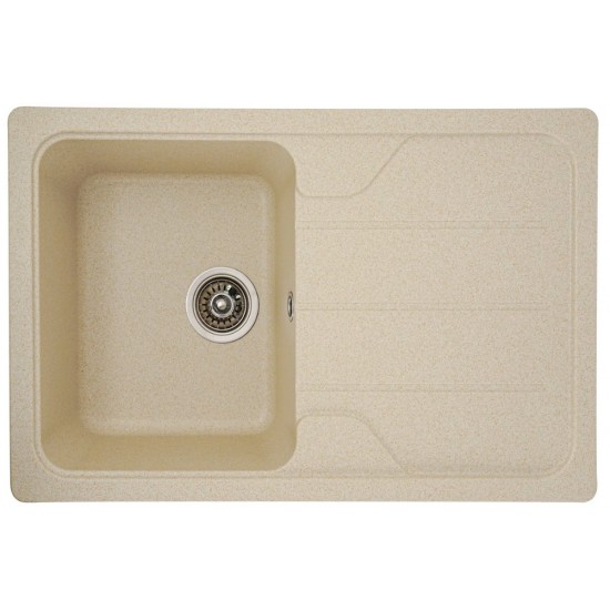 Chiuvetă din compozit de granit pentru bucătărie Nisip ELEFANT PREMIUM 7850 VERONA