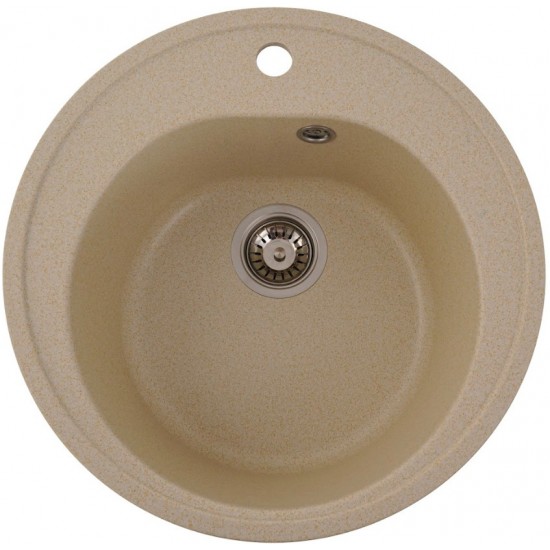 Chiuvetă din compozit de granit pentru bucătărie Nisip ELEFANT PREMIUM 510 LUNA