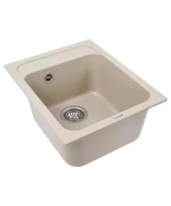 Chiuvetă din compozit de granit pentru bucătărie Safari bej ELEFANT PREMIUM 4050 KORRADO Chiuvetă din compozit de granit pentru bucătărie Safari bej ELEFANT PREMIUM 4050 KORRADO