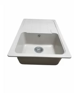 Chiuvetă din compozit de granit pentru bucătărie Safari bej ELEFANT PREMIUM 7850 VERONA Chiuvetă din compozit de granit pentru bucătărie Safari bej ELEFANT PREMIUM 7850 VERONA