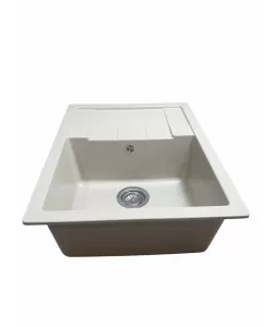 Chiuvetă din compozit de granit pentru bucătărie Safari bej ELEFANT PREMIUM 6650 INTENSO Chiuvetă din compozit de granit pentru bucătărie Safari bej ELEFANT PREMIUM 6650 INTENSO