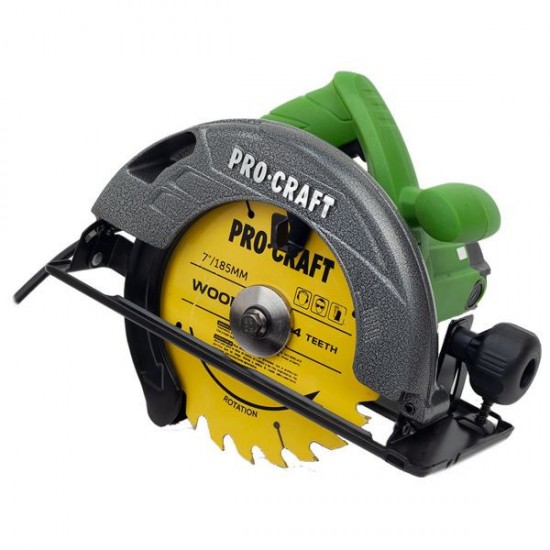 Circular electric de mana Procraft KR2300, 2.3 kW, 185 mm, 5000 rot/min