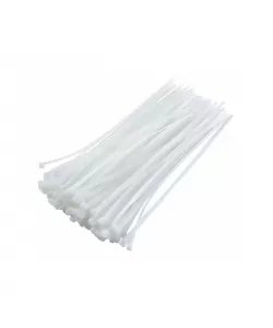 Colier plastic alb, 4x150, 100 bucati, VARGO V-118139 Colier plastic alb, 4x150, 100 bucati, VARGO V-118139