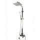 Coloana de dus Mixxus AMA-009-J, 120 cm baterie si para, monocomanda, furtun flexibil