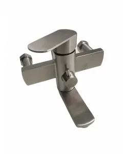 Coloana de dus Mixxus AVA-009-J, 120 cm baterie si para, monocomanda, furtun flexibil