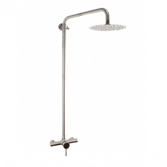 Coloana de dus Mixxus EKA-003-J, 120 cm baterie si para, monocomanda, furtun flexibil