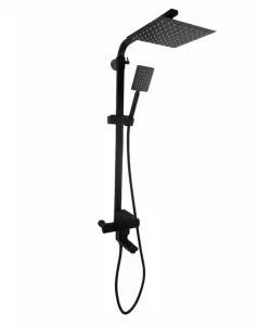 Coloana de dus Mixxus KUB-009-J NEGRU, 120 cm baterie si para, monocomanda, furtun flexibil Coloana de dus Mixxus KUB-009-J NEGRU, 120 cm baterie si para, monocomanda, furtun flexibil