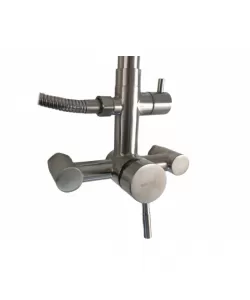 Coloana de dus Mixxus SAS-003-J, telescopica, 120 cm baterie si para, monocomanda, furtun flexibil