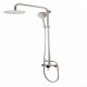 Coloana de dus Mixxus SAS-003-J, telescopica, 120 cm baterie si para, monocomanda, furtun flexibil