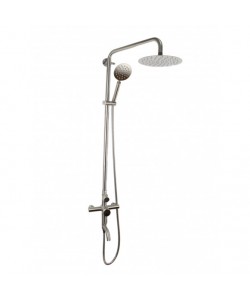 Coloana de dus Mixxus SUS-009-J, 120 cm baterie si para, monocomanda, furtun flexibil