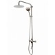 Coloana de dus Mixxus SUS-009-J, 120 cm baterie si para, monocomanda, furtun flexibil