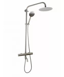 Coloana de dus Mixxus TMO-009-J, 120 cm baterie si para, monocomanda, furtun flexibil