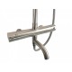 Coloana de dus Mixxus TMO-009-J, 120 cm baterie si para, monocomanda, furtun flexibil