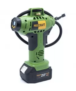 Compresor auto cu acumulator PROCRAFT LK20 , 12L/ min, 18 V, 3200 RPM