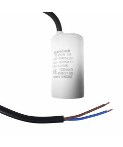 Condensator cu fire CBB60 10µF 35x62mm 450V, Elefant