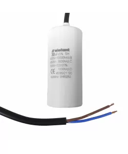 Condensator cu fire CBB60 30µF 45x95mm 450V, Elefant Condensator cu fire CBB60 30µF 45x95mm 450V, Elefant