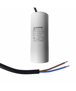 Condensator cu fire CBB60 80µF 50x127mm 450V, Elefant