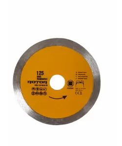 DISC DIAMANTAT 125x1.2x10x22.23 Continuu Rotor