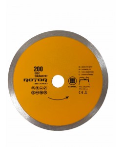 DISC DIAMANTAT 200x1.6x25.4 continuu with water Rotor