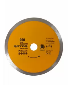 DISC DIAMANTAT 200x1.6x25.4 continuu with water Rotor