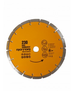 DISC DIAMANTAT 230x2.6x10x22.23 Segmentat Rotor