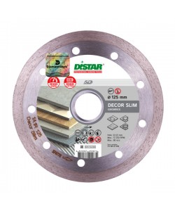 Disc diamantat Distar Decor Slim ceramica/flex 125mm Ucraina Profesional