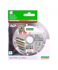 Disc diamantat Distar Decor Slim ceramica/flex 125mm Ucraina Profesional