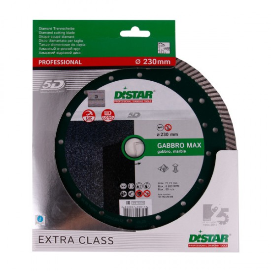 Disc diamantat Distar Gabbro granit, 230 mm Top Speed si Calitate