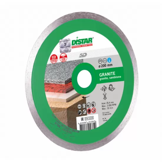 Disc diamantat Distar Granite, lama continua, 200,250,350 mm Ucraina Profesional Disc diamantat Distar Granite, lama continua, 200,250,350 mm Ucraina Profesional