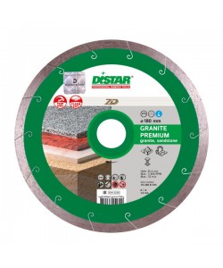 Disc diamantat Distar Granite Premium, Taiere Rapida, 200-350 mm Ucraina Profesional