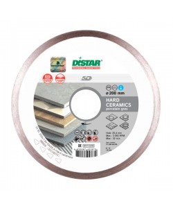 Disc diamantat Distar Hard Ceramics, 200 mm, 250 mm toate place ceramice, Ucraina Profesional
