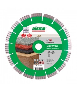 Disc diamantat Distar Maestro 125-230 mm, Segmentat, Granit
