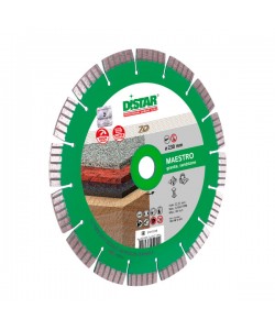 Disc diamantat Distar Maestro 125-230 mm, Segmentat, Granit