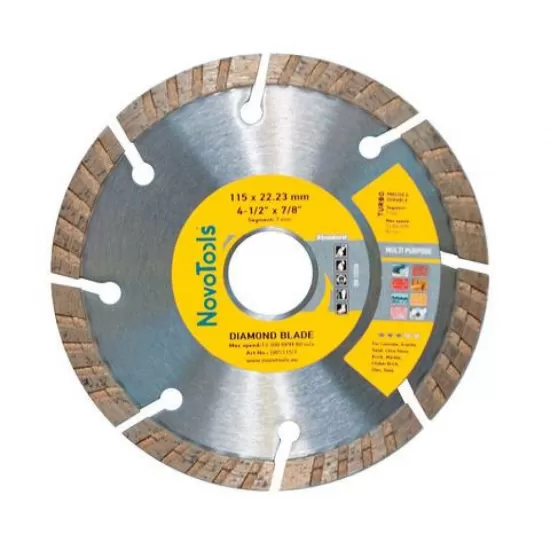 DISC DIAMANTAT Standard 115x7x22.23 Turbo NovoTools DISC DIAMANTAT Standard 115x7x22.23 Turbo NovoTools