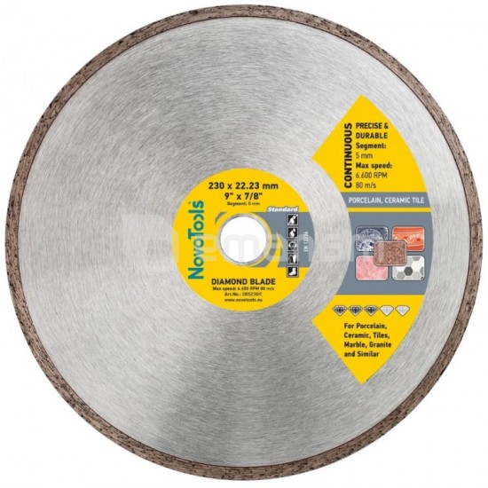 DISC DIAMANTAT Standard 230x7x22.23 Segmentat NovoTools
